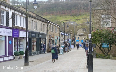 Hebden Brigde innerorts