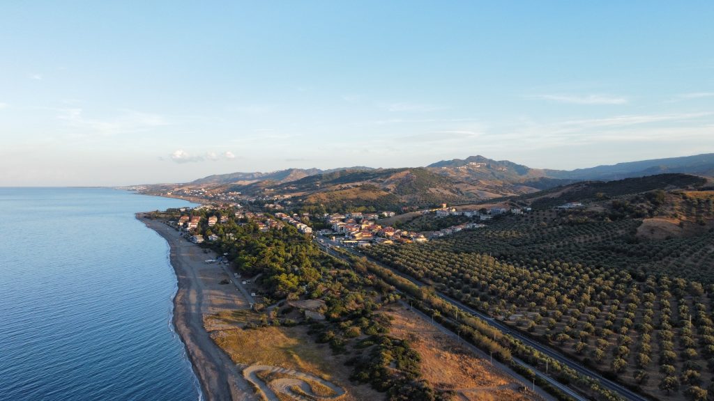 Luftaufnahme von Marina di Pietrapaola