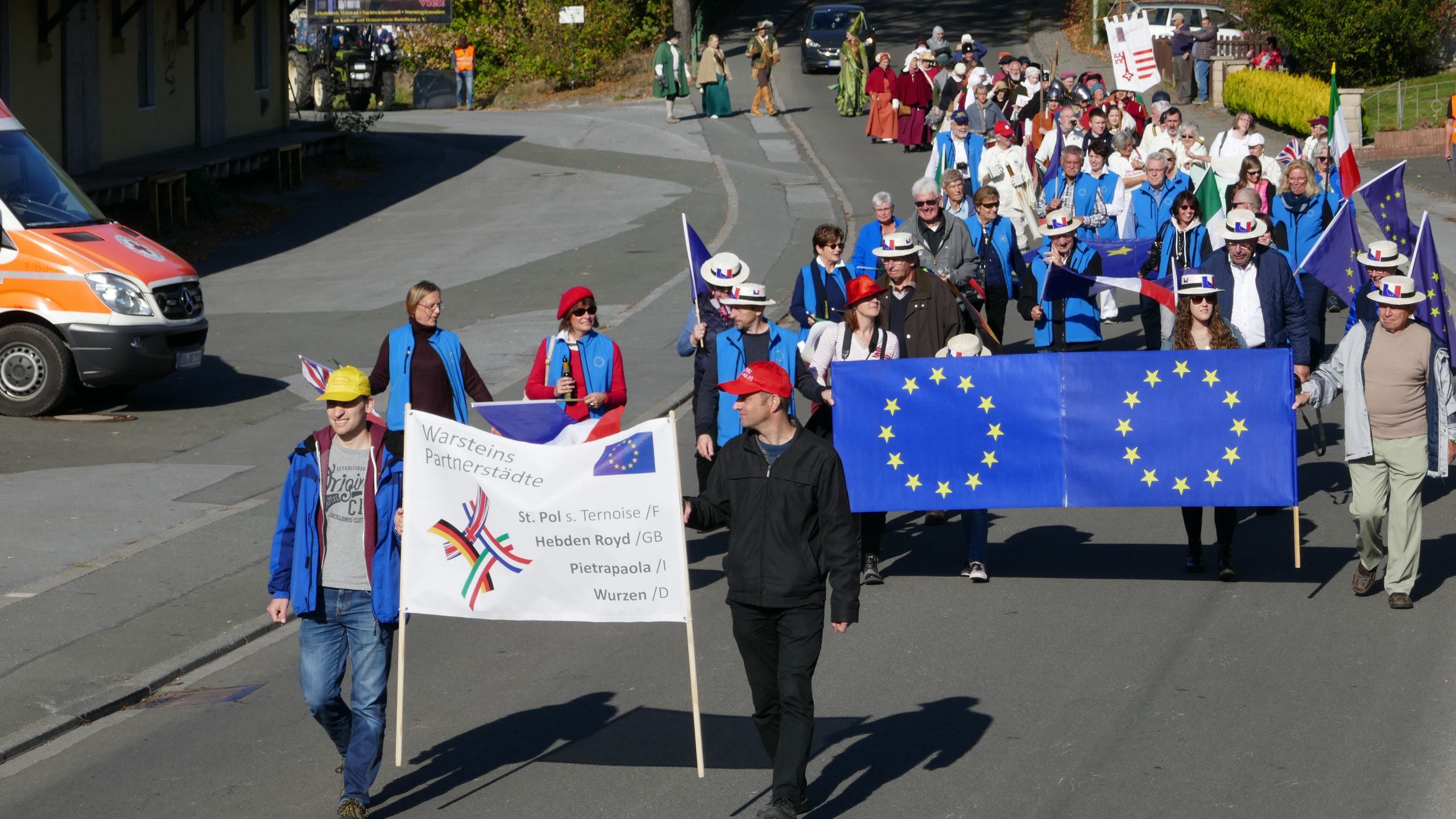 Warsteiner Europafreunde beim Brauerumzug 2018